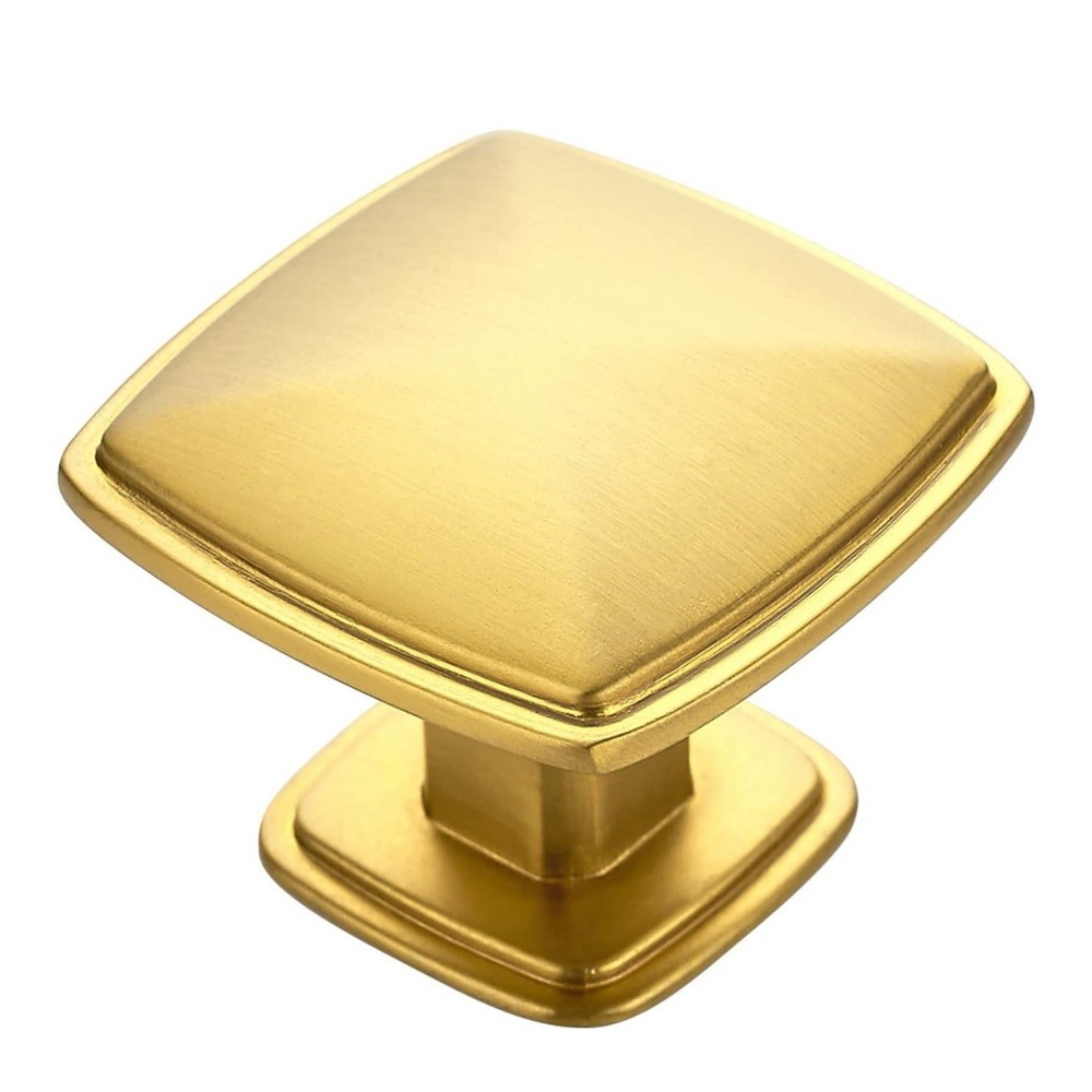Home Expert Gold Knobs - 10 Pack Brushed Matte